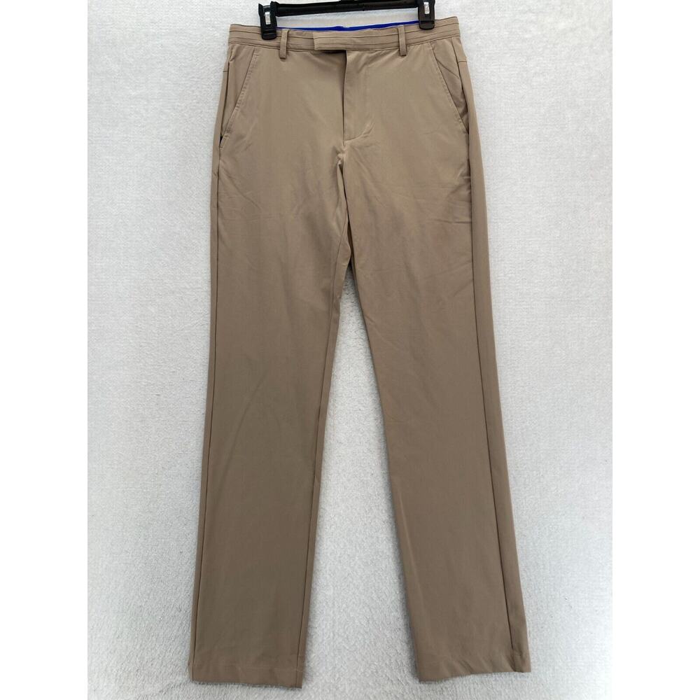 Brady Zero Weight Golf Pants Mens 30x34 Brown Stretch Nylon Straight Leg Outdoor